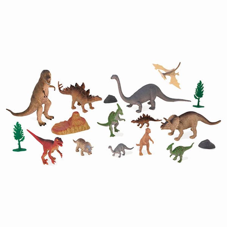 Balde Mundo Prehistorico Animales y Accesorios - 60 piezas Verde 40