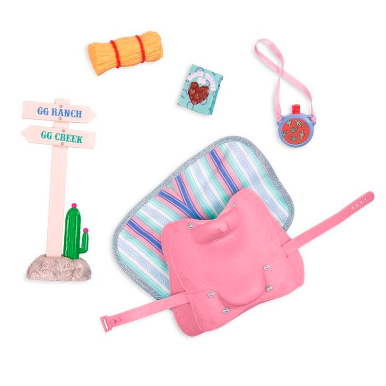 Set de montura caballos Rosado 20