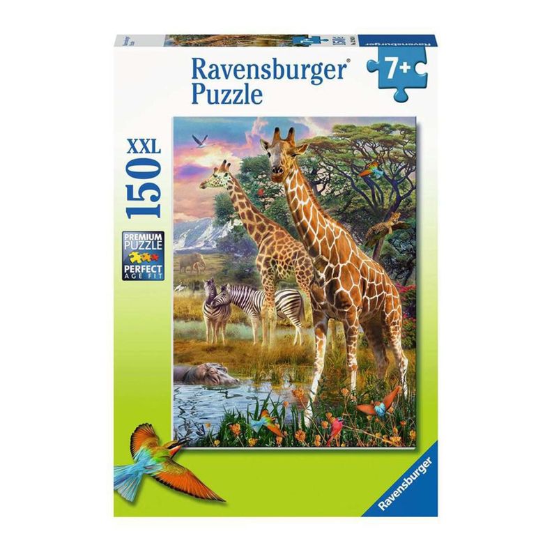 Puzzle XXL Jirafas en África -0
