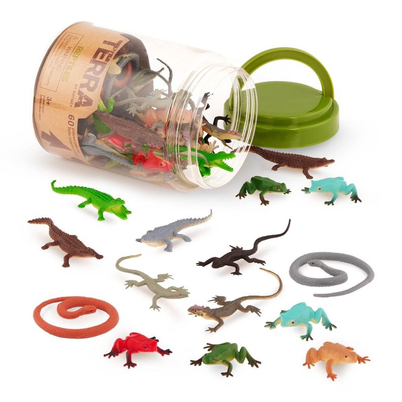 Set Reptiles - 60 piezas Verde 20