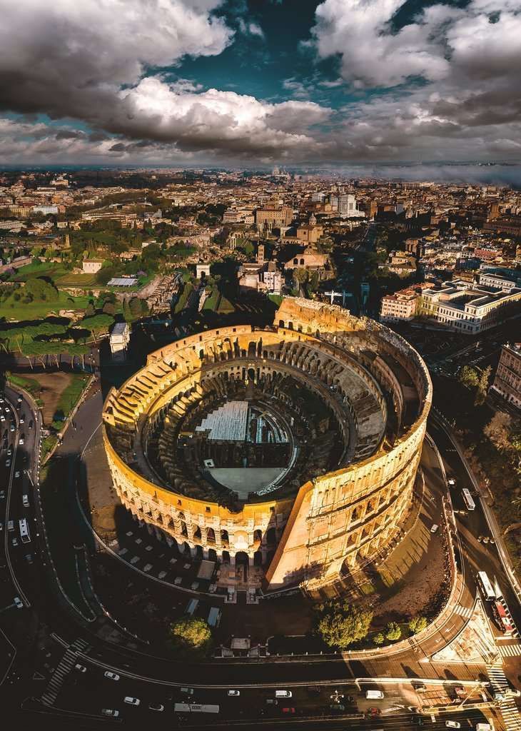 Puzzle Coliseo Romano - 1000 piezas-1