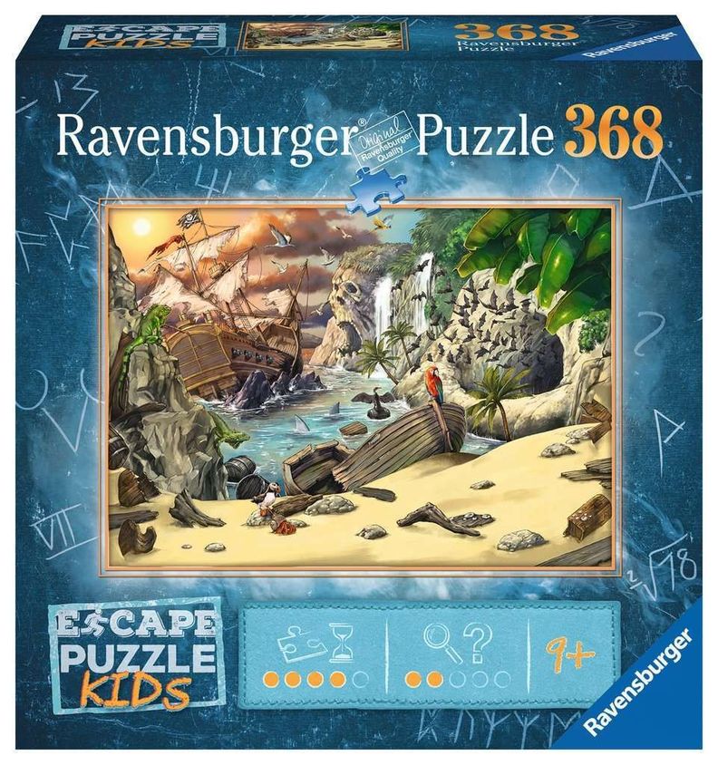 Puzzle Aventuras de pirata - 368 piezas-0