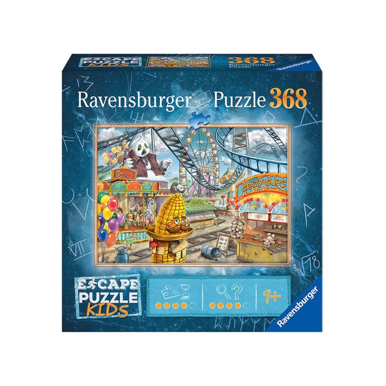 Puzzle Escape Kids - Parque de diversiones - 368 Piezas-0