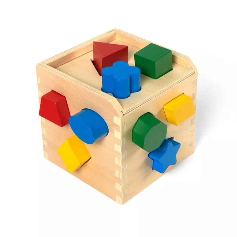 Cubo de encaje - figuras y colores-0