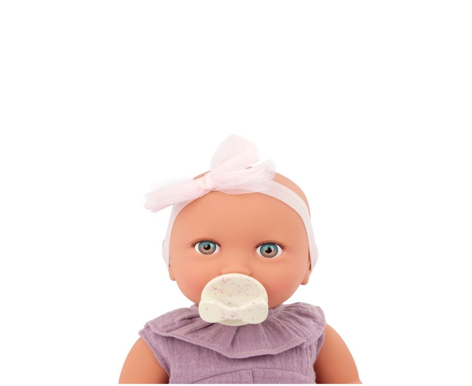 Muñeca con jumper morado-1