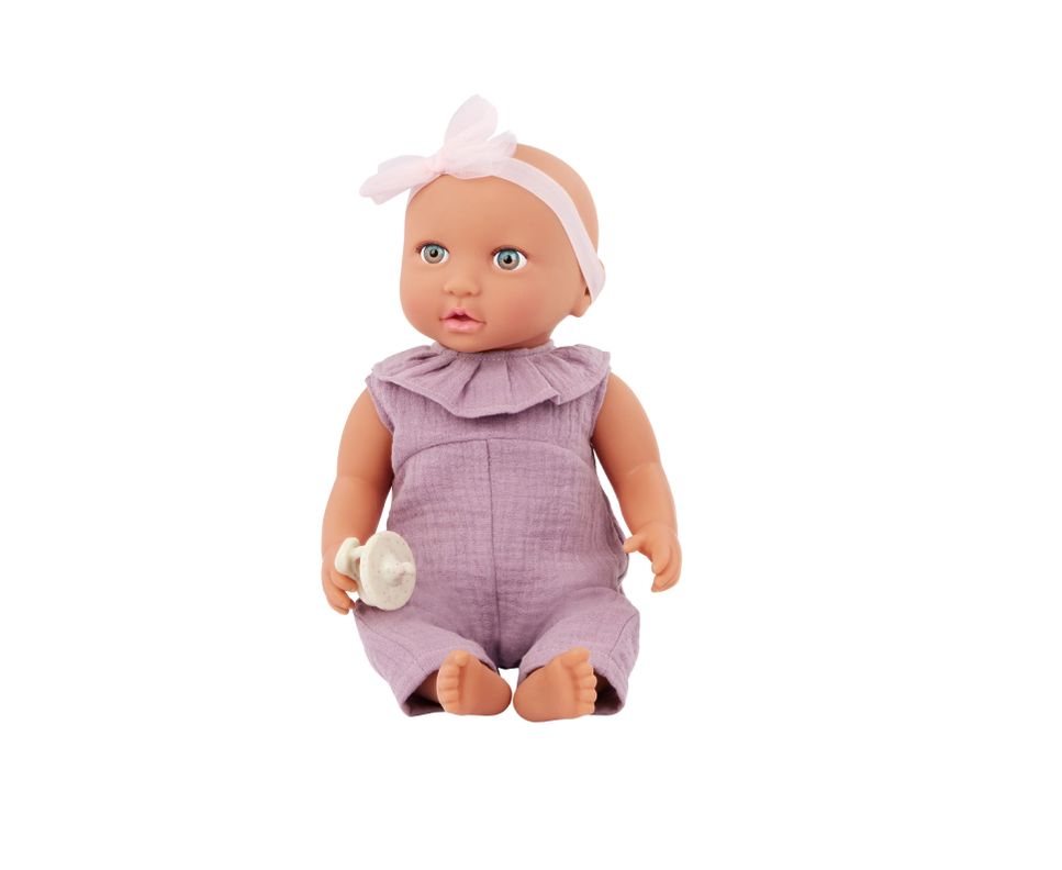 Muñeca con jumper morado-2