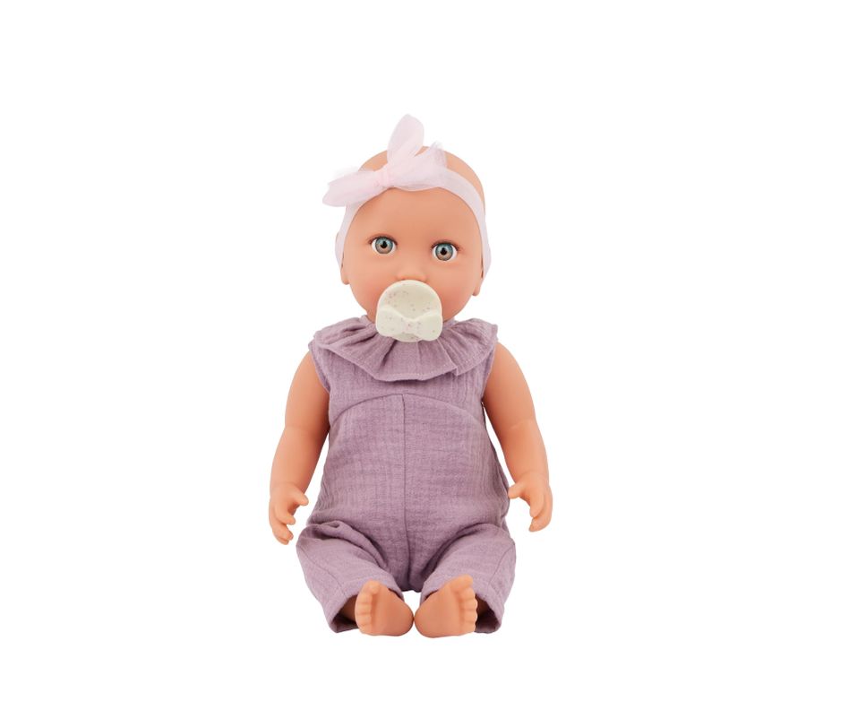 Muñeca con jumper morado-3