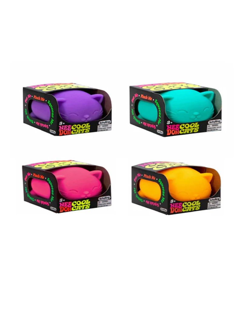 Gatos Geniales Nee Doh - Juguete squishy sensorial antiestress-3