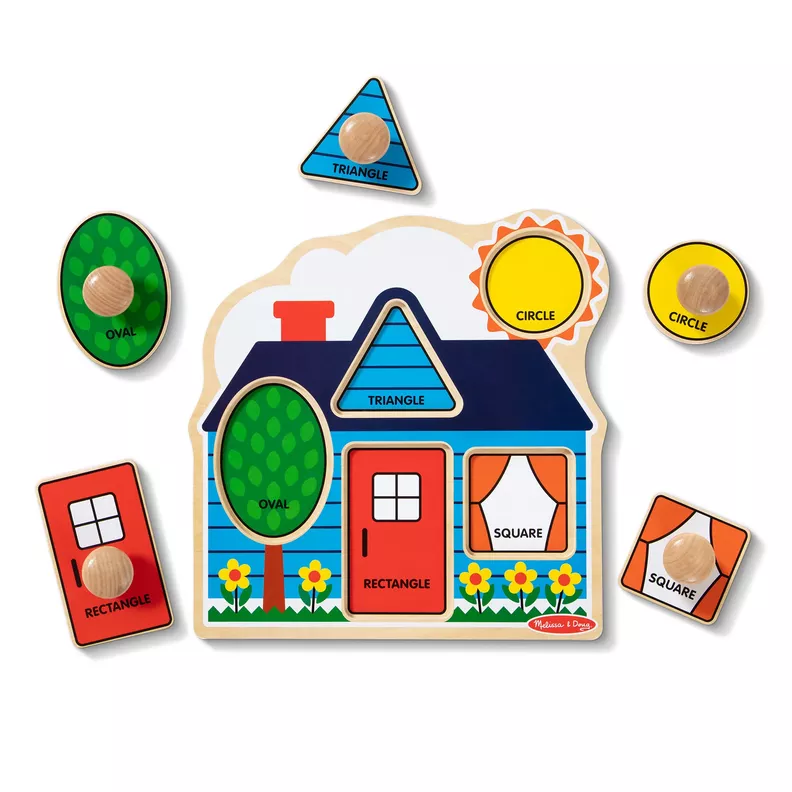 Puzzle con tomador - Figuras-0
