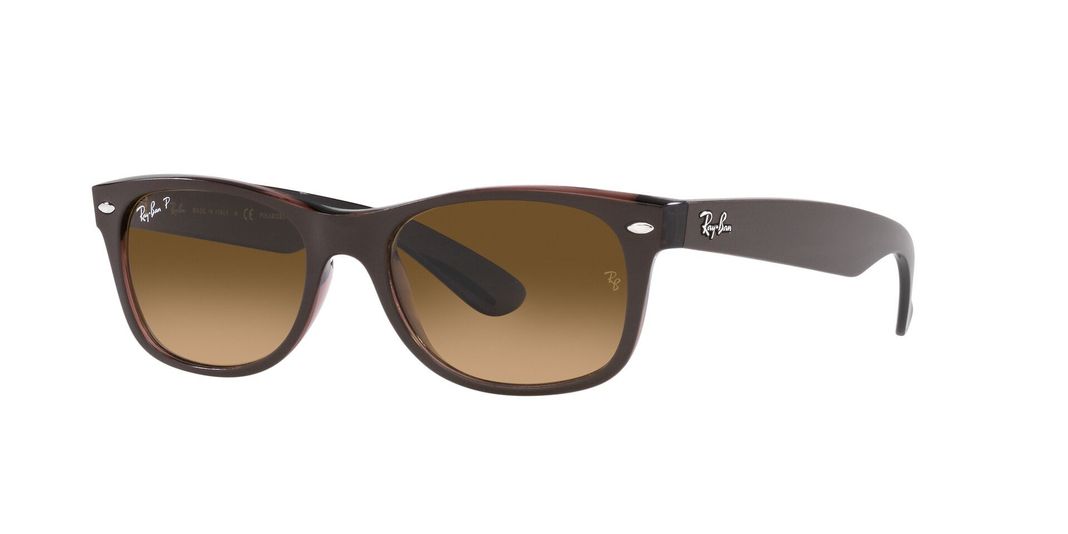 Ray-Ban New Wayfarer Polarizado RB2132 6608M2 55-0