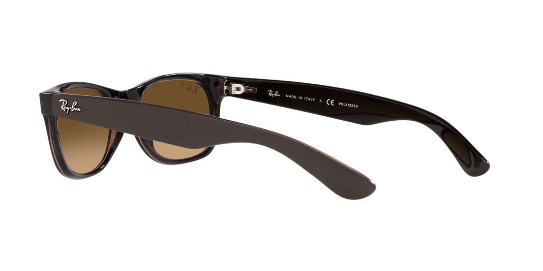 Ray-Ban New Wayfarer Polarizado RB2132 6608M2 55-3