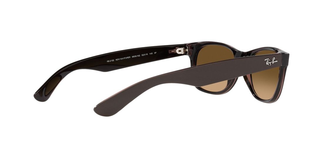 Ray-Ban New Wayfarer Polarizado RB2132 6608M2 55-7