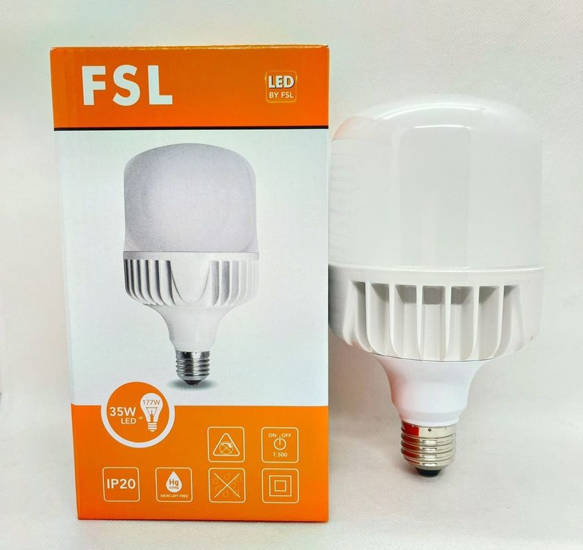 AMPOLLETA LED ALTA POTENCIA 35W 6500K FSL X2 UNIDADES-0