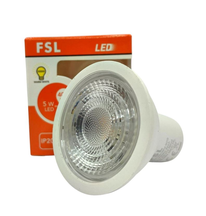 AMPOLLETA LED GU10 5W LUZ CALIDA FSL-1