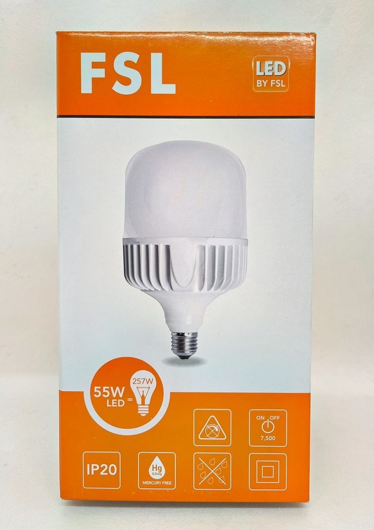 AMPOLLETA LED ALTA POTENCIA 55W 6500K FSL -1