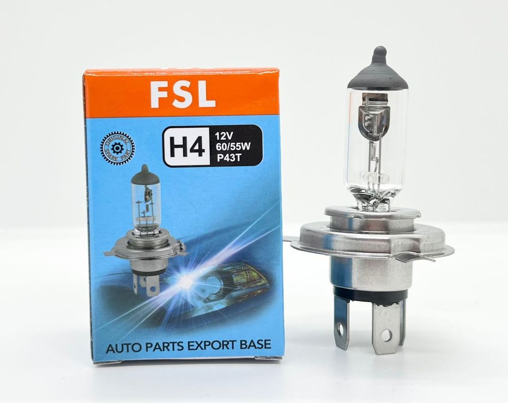AMPOLLETA H4 HALOGENA PARA AUTO FSL X10 UNIDADES -1