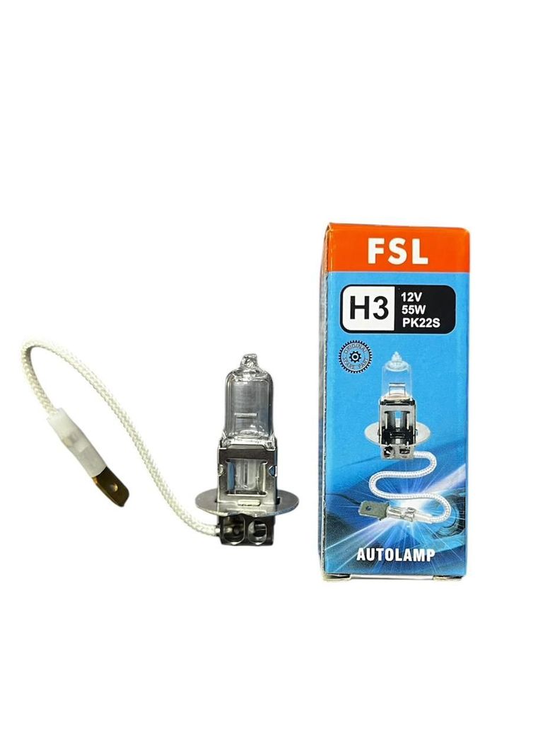 AMPOLLETA H3 HALOGENO PARA AUTO FSL X2 UNIDADES -1