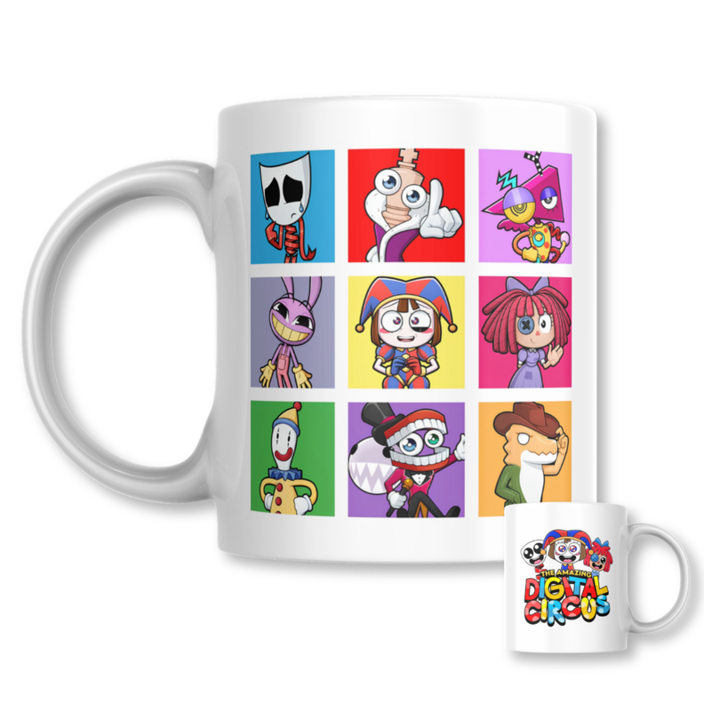 Taza The Amazing Digital Circus Tazon 325ml Blanco