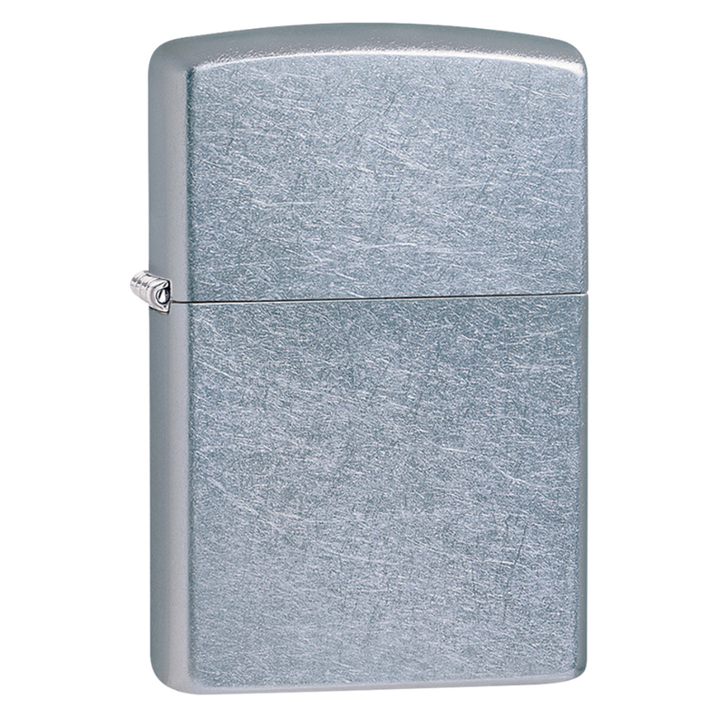 Encendedor Zippo Lighter Street Chrome Plateado Zp207