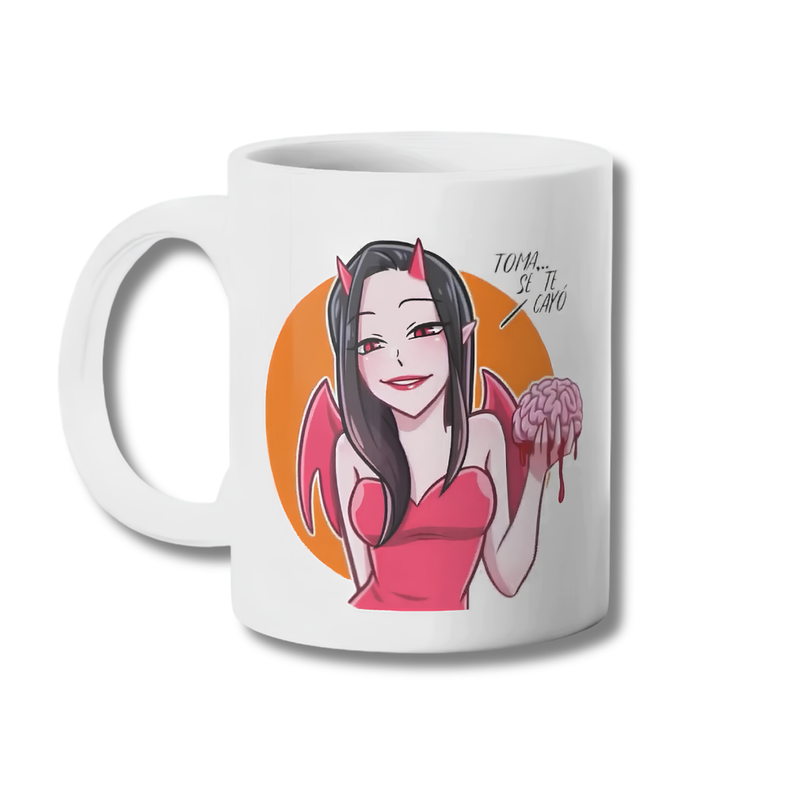 Taza No Soy Antisocial Soy Socialmente Selectiva Tazon 325ml Blanco