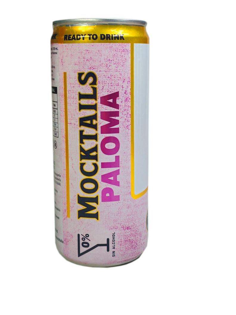 Paloma cocktail sin alcohol, latas de 310 cc, 4 unidades-3