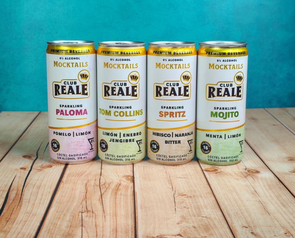 Pack Cocktails sin Alcohol Mojito, Paloma, Spritz y Tom Collins, 4 latas de 310 cc-1