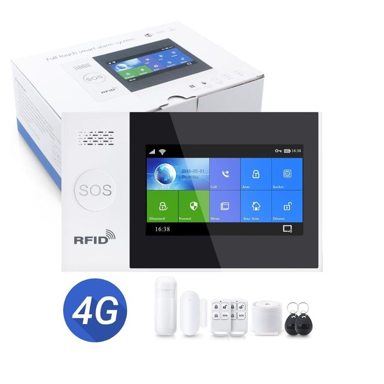 Central De Alarma 4G Inteligente Wifi Touch S30t- HOMOLOGADA-0