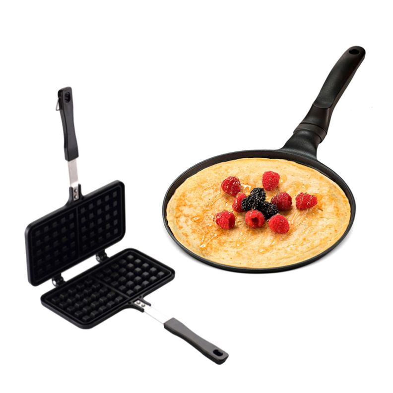 Set Sarten Waffle - Panqueques -0