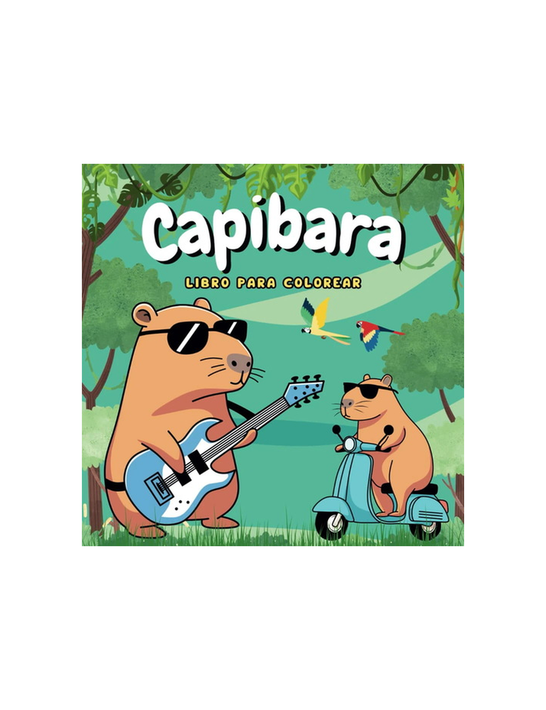 MI GRAN LIBRO PARA COLOREAR CAPIBARAS