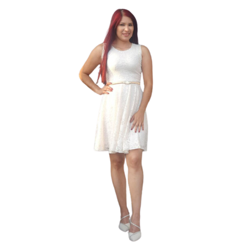 VESTIDO DE NOVIA ACAMPANADO MATRIMONIO CIVIL SN01-0