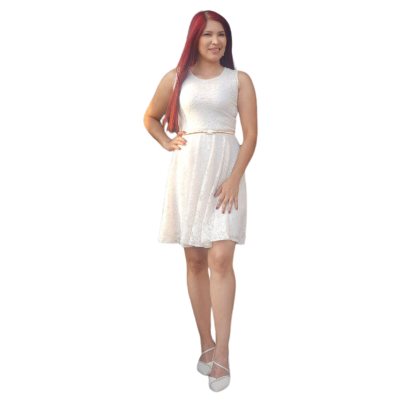 VESTIDO DE NOVIA ACAMPANADO MATRIMONIO CIVIL SN01-1