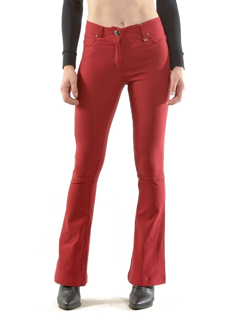 Pantalón Retro Burdeo-0