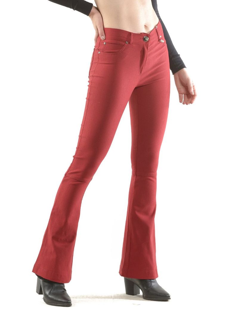 Pantalón Retro Burdeo-2