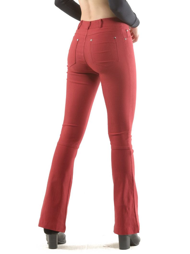 Pantalón Retro Burdeo-4