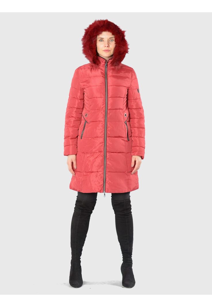Parka Ojetillos Italiana Rojo-0