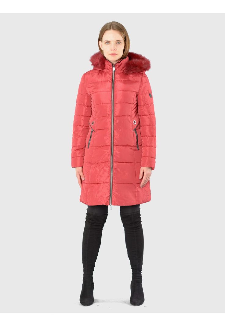 Parka Ojetillos Italiana Rojo-1