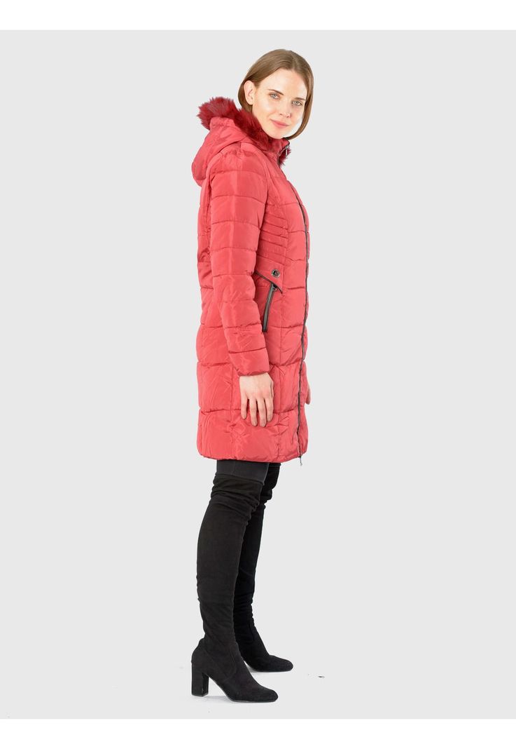 Parka Ojetillos Italiana Rojo-3