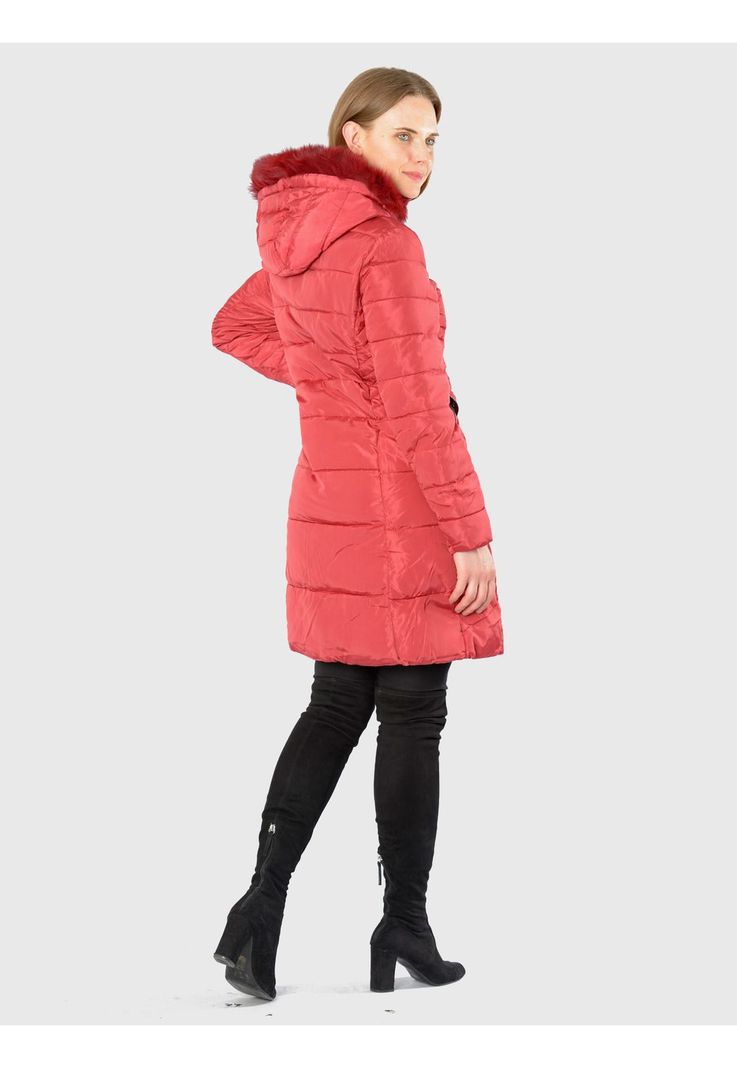 Parka Ojetillos Italiana Rojo-5