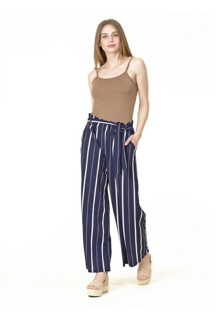 Pantalón Listado Italiano Azul-1