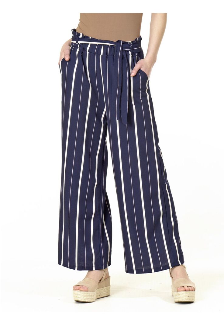 Pantalón Listado Italiano Azul-3