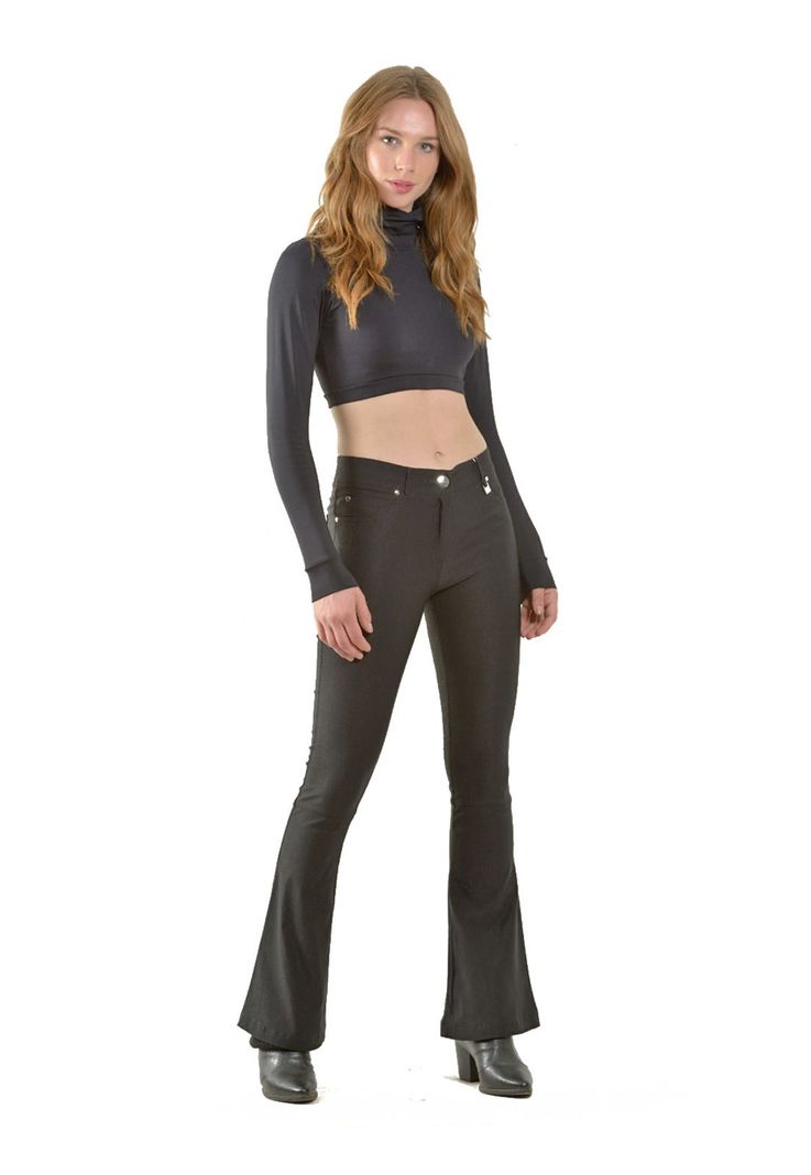 Pantalón Retro Negro-3