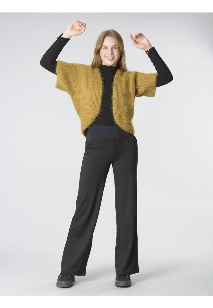 Chaqueta Lana Mostaza-3