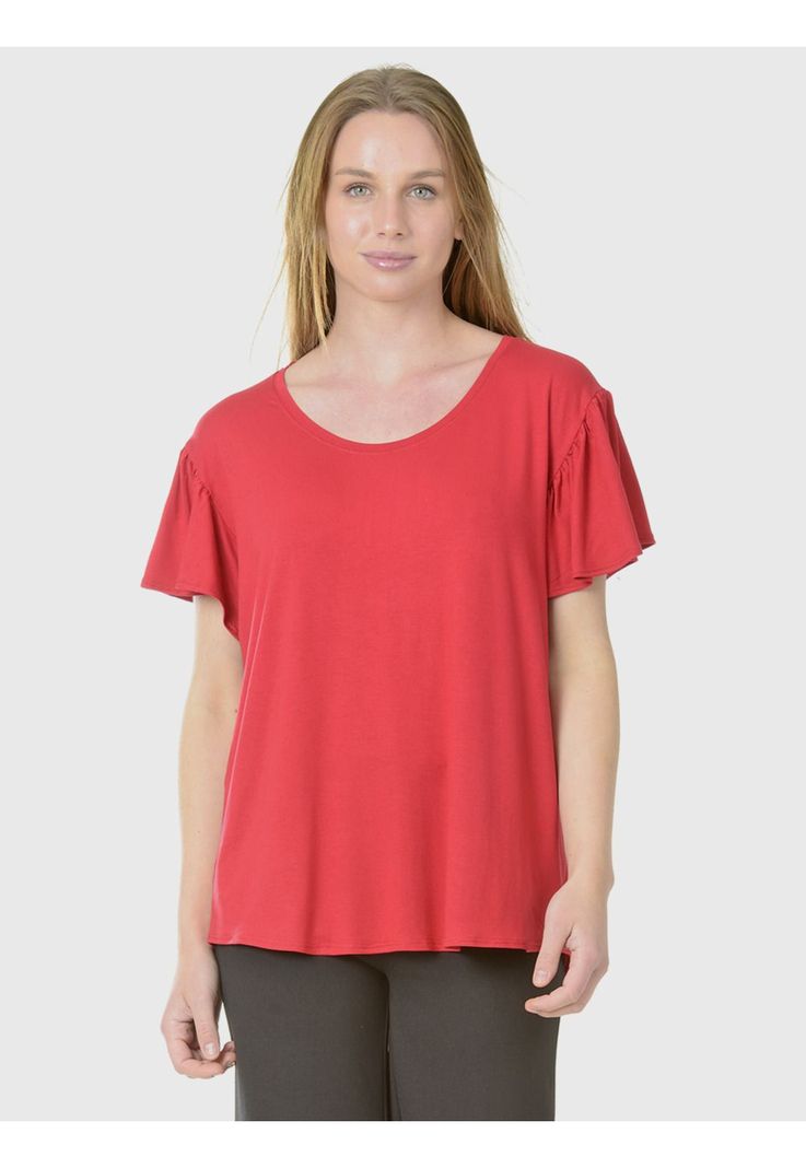 Polera Manga Vuelo Rojo-1