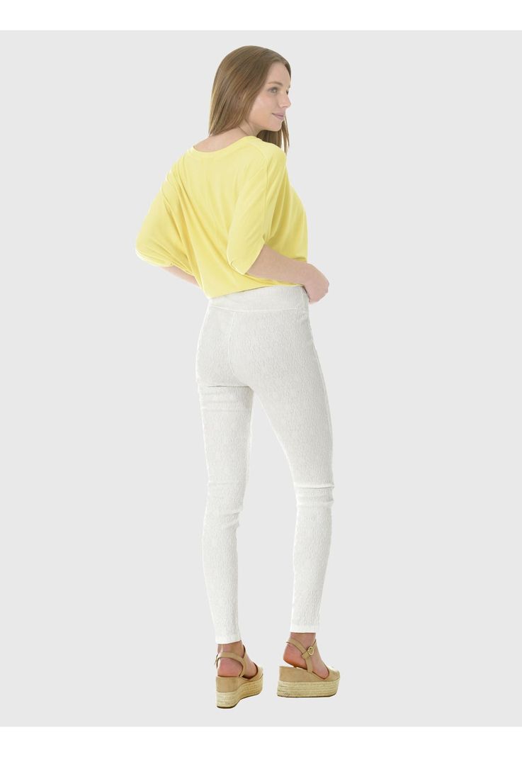 Pantalón Calza Brocato Blanco-2