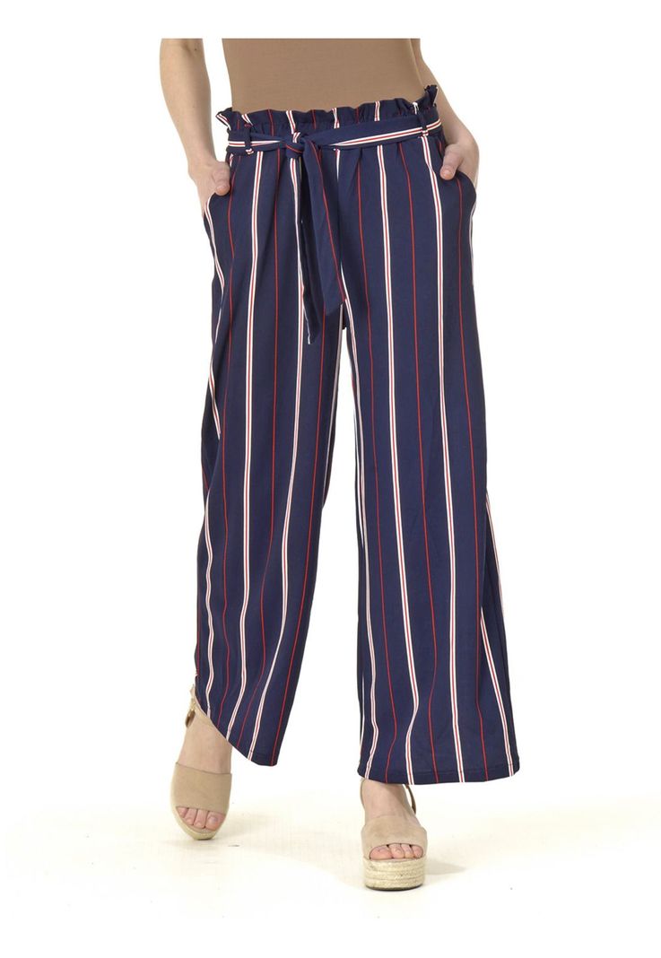 Pantalón Listado Italiano Azul-0