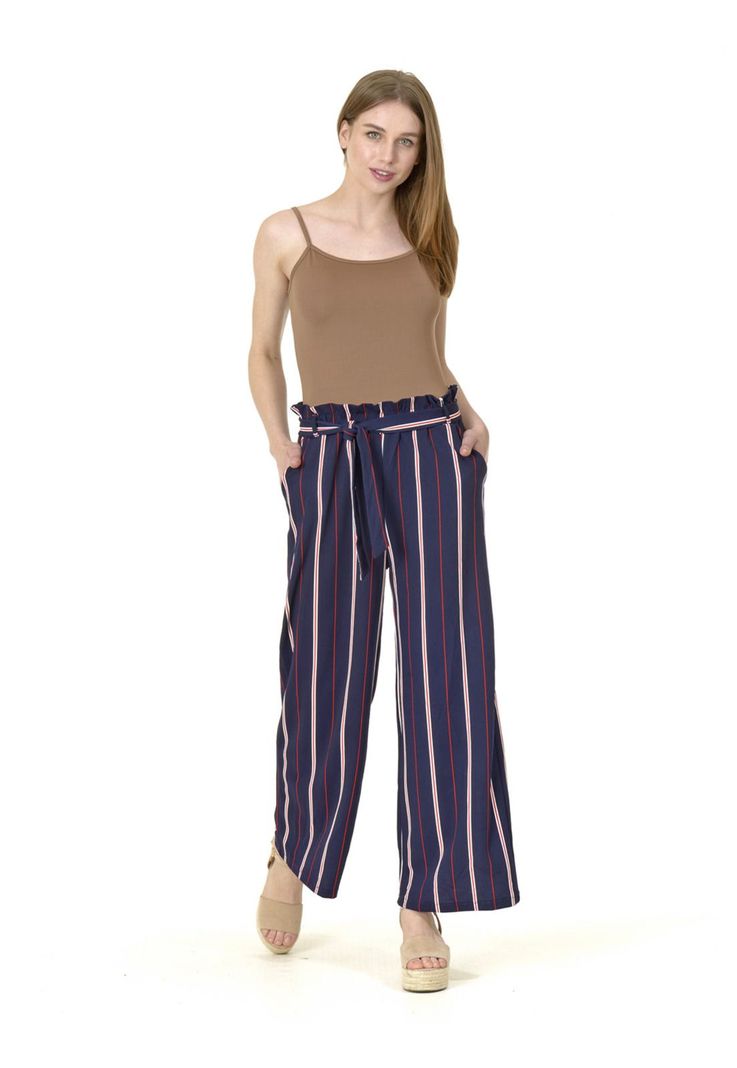 Pantalón Listado Italiano Azul-1