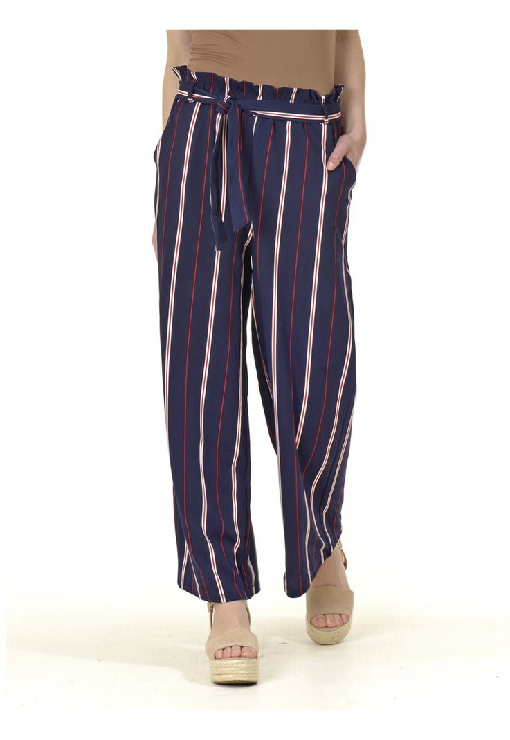 Pantalón Listado Italiano Azul-2