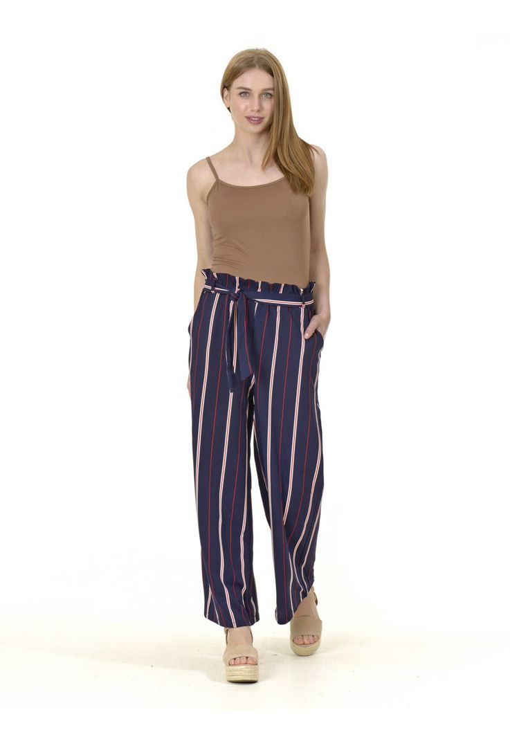 Pantalón Listado Italiano Azul-3