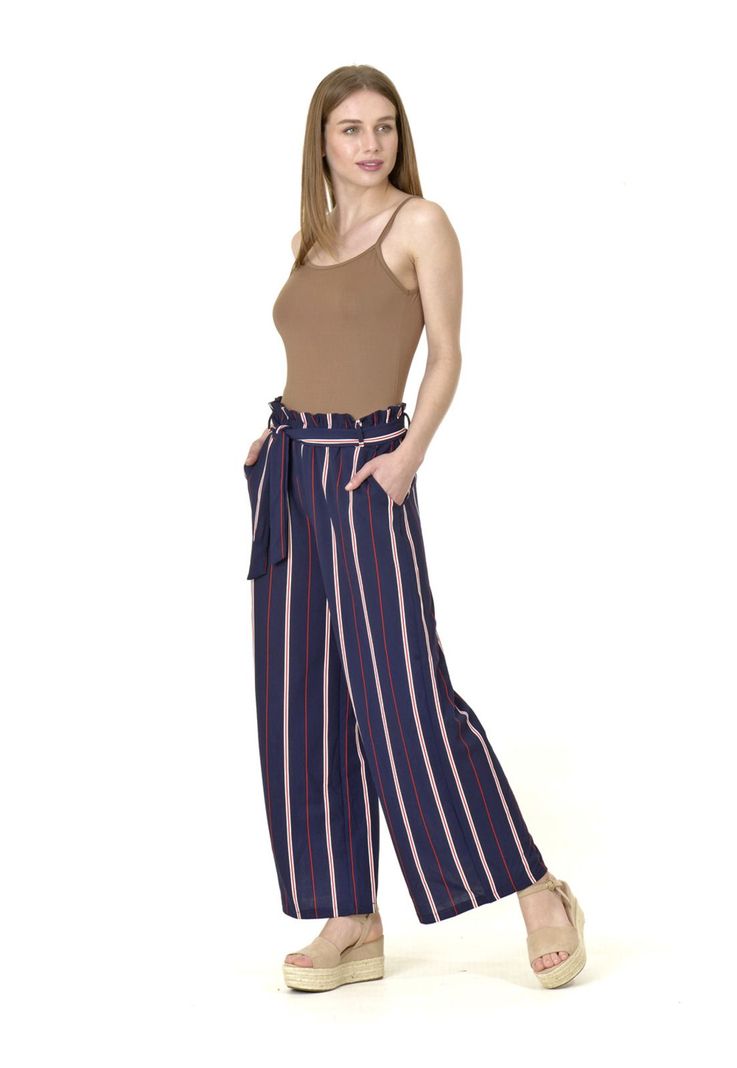 Pantalón Listado Italiano Azul-4