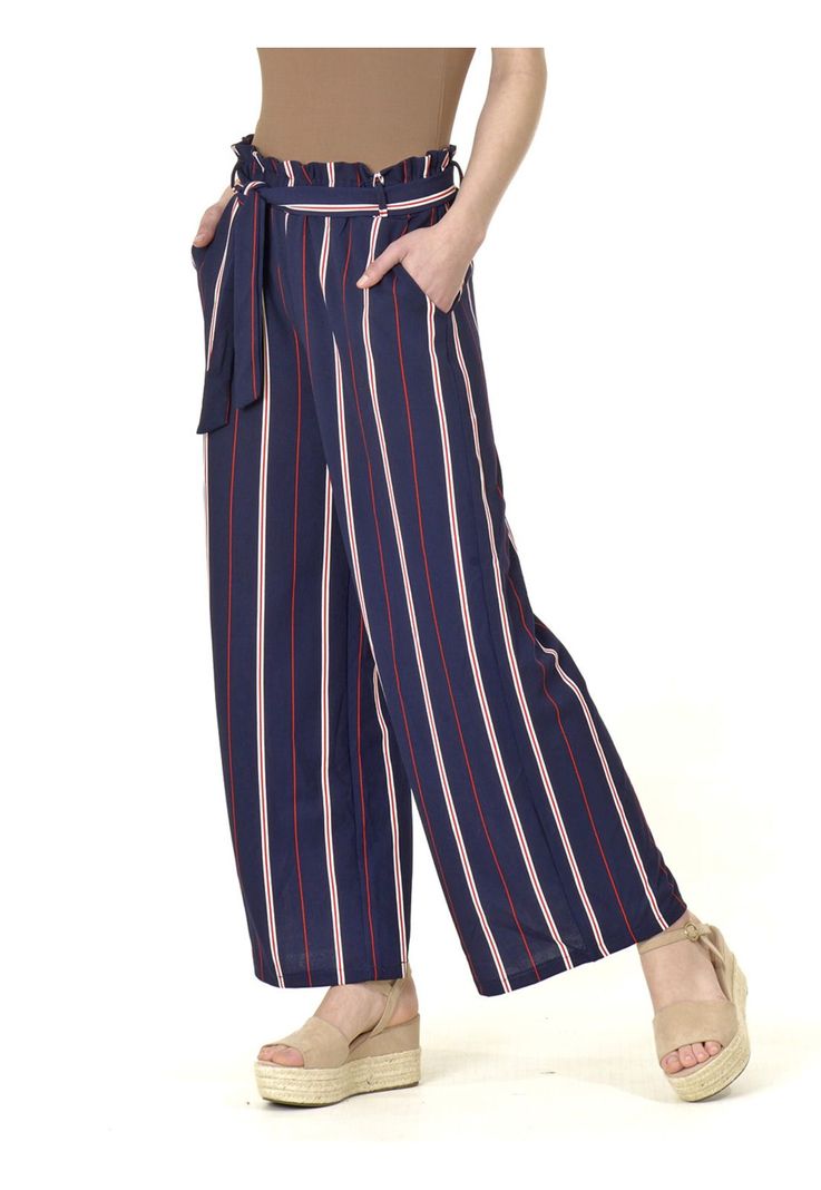 Pantalón Listado Italiano Azul-5